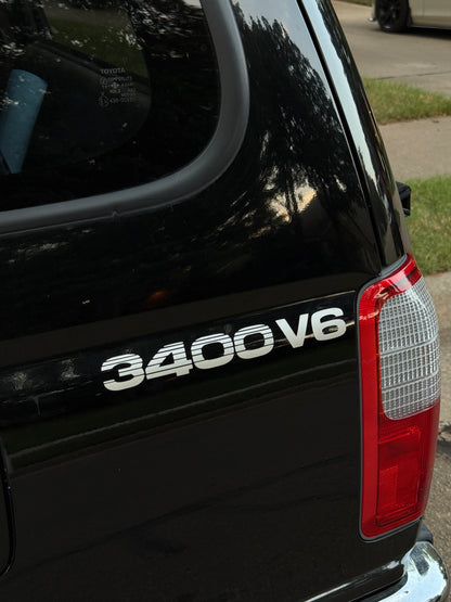 3400 V6 Sticker