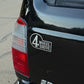 Classic 4 Wheel Drive Sticker