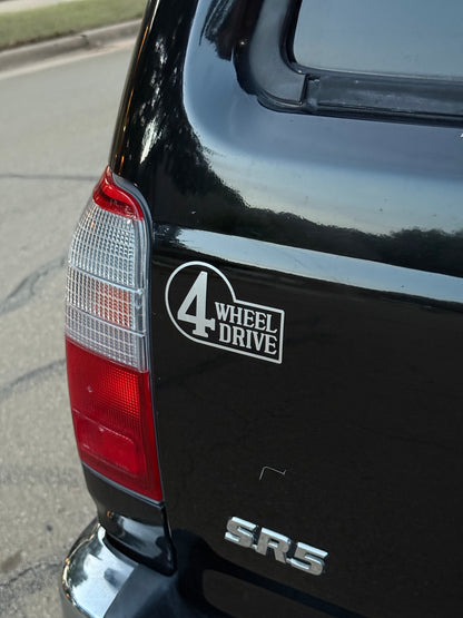 Classic 4 Wheel Drive Sticker